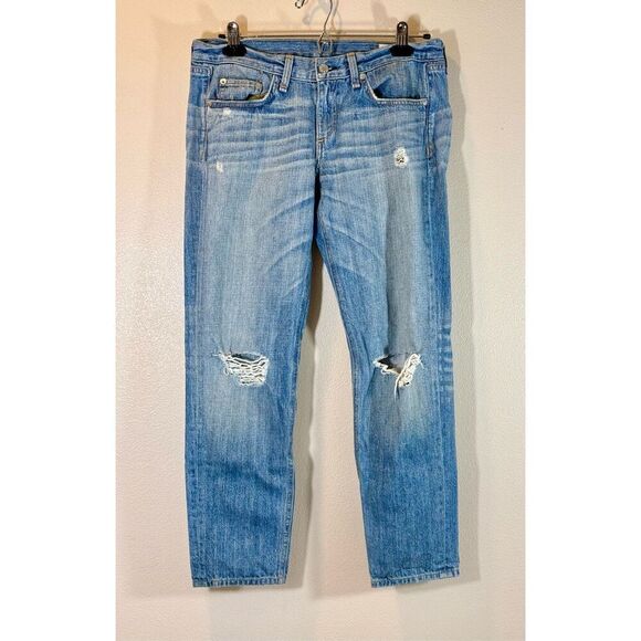 Rag & Bone Boyfriend Moss Relaxed Fit Jeans Women’s Size 25 - Picture 2 of 12